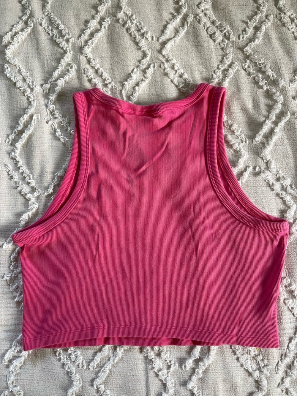 H&M Cropped Ribbed Tank Top - Picture 2 of 6